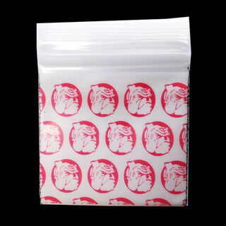 Resealable Bag Designer 45x45 Red Dog 100pk 175175DOG