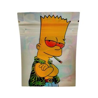 Resealable Bag Foil Bart Smoking 60x80 CB101