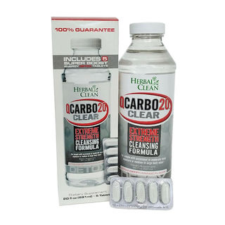 Detox Drink Herbal Clean QCarbo20 Strawberry-Mango DE114