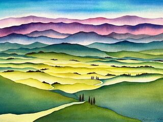 A Sun Drenched Valley