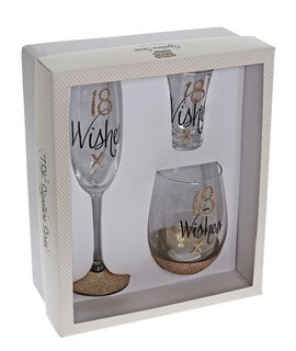 18 Wishes Glass Set