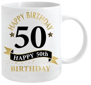 50th Birthday Mug