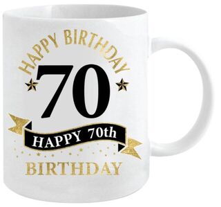 70th Birthday Mug