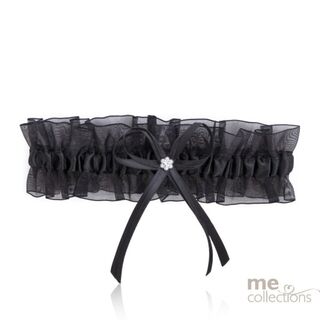 Black Organza Garter