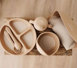 Bo and Ko Feeding Set Tan
