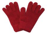 Child's Possum Merino Glove Red