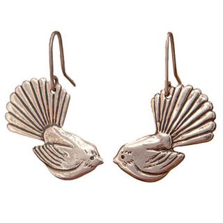 Fantail Sterling Silver Earrings