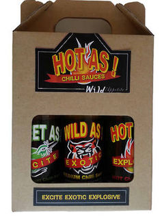 Hot As Chilli Sauces Gift Box