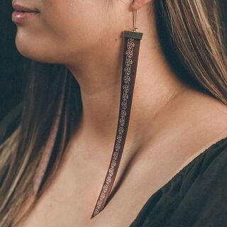 Kia Maia Earrings Brown by Koakoa Design