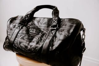 L. Eyes Black Luggage Bag