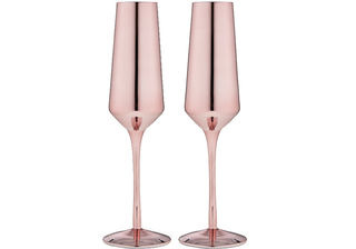 Rose Champagne Glass Set of 2