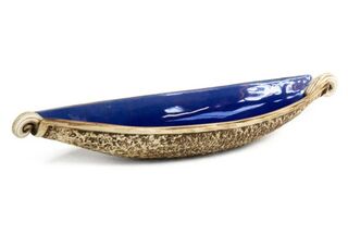 Scroll Bowl Blue