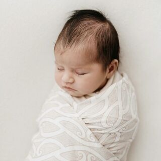 Te Patiki Pepi Wrap Mocha by Bo and Ko