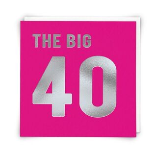 The Big 40 Card