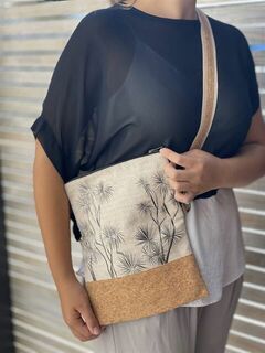 Ti Kouka Cork Fabric Bag by Jo Luping