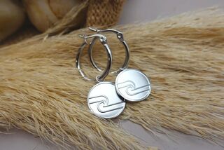 Tino Hoop Earrings Silver