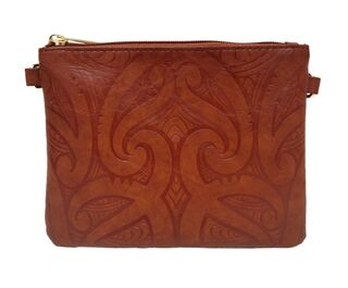 Viaduct Purse Tan by Miriama Grace Smith