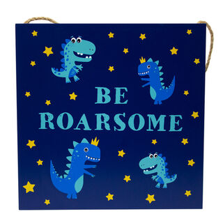 Roarsome Kids Dinosaur Plaque