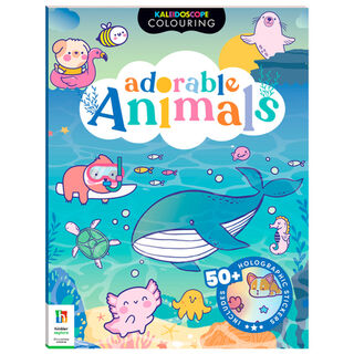 Book: Adorable Animals Kaleidoscope Colouring Book