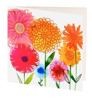 Mini Gift Card - Water Colour Flowers
