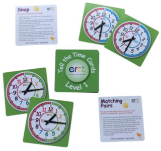 Easy Read Tell the Time Cards - Level 1