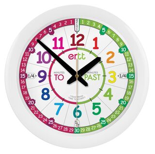 Easy Read Time Teacher - Rainbow Classroom Clock
