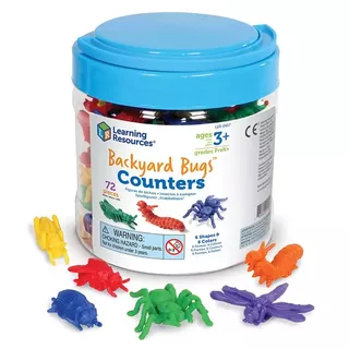 Backyard Bugs' Counters (Set of 72)