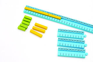 Cuisenaire Number rods tracks - pack of 5