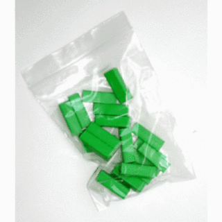 Pack of 36 Light Green Plastic Rods