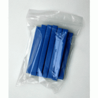 Pack of 12 blue plastic rods