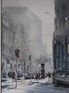 'Early Morning Stout Street' by Dianne Taylor (SOLD)
