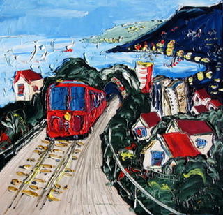 'Cable Car No 2' by Vincent Duncan (SOLD)