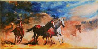 'Wild Horses' by George Thompson (SOLD)