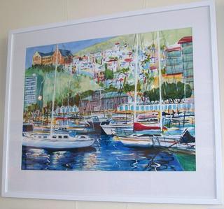 'Boat Harbour' by George Thompson (SOLD)
