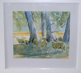 'Canterbury Sheep' by George Thompson (SOLD)