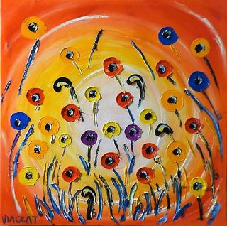 'Sunset Poppies' by Vincent Duncan (SOLD)