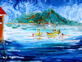'Island Bay' by Vincent Duncan (SOLD)