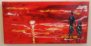 'Red Susnet' by Vincent Duncan (SOLD)