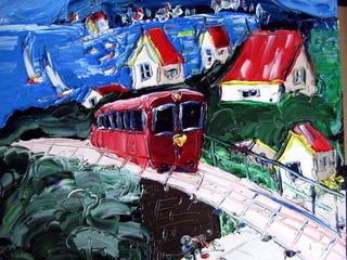 'Cable Car 1' by Vincent Duncan (SOLD)