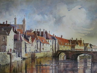 'French Village' by Dianne Taylor (SOLD)