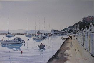 'Boat Harbour' by Dianne Taylor (SOLD)