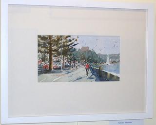 'Bike on the Bay' by Dianne Taylor (SOLD)
