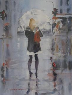 'Umbrella Day' by Dianne Taylor (SOLD)