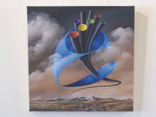 'Optic Pipeline' by Bruce Luxford (SOLD)