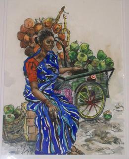 'Coconut Seller Chenai' by Swaroop Mukerji