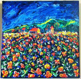 'Fields of Flowers' by Vincent Duncan (SOLD)