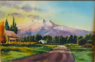 'Afternoon Light Ruapehu' by Phil Dickson (SOLD)