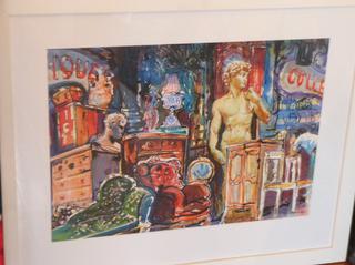 'David in the Antique Shop' by George Thompson (SOLD)