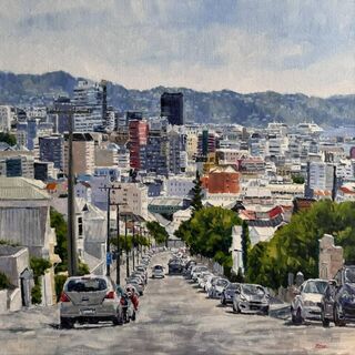 'The View from Thompson St' by Iwen Yong (SOLD)