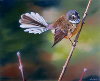 'Fantail Friend' by Vicki Axtens